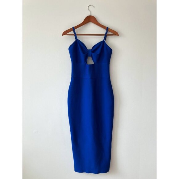 Elliatt Rachel Midi Dress Cobalt Size Medium - Picture 4 of 9